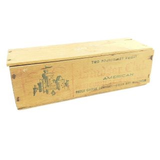 Vintage Windsor Club 2 Lb Cheese Wood Box