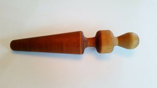 Vintage Wooden Masher Muddler Pestle Grinder Chinois 11 Inches - Unique Design