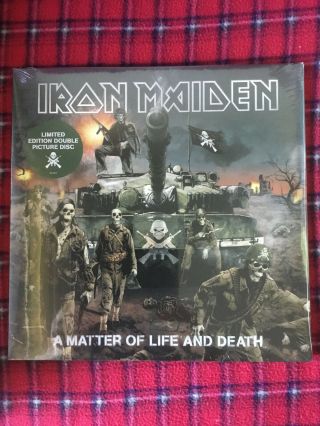 Iron Maiden A Matter Of Life And Death Pic Disc Lp Or 2006 Ships