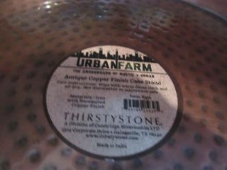 Urban Farm Antique Copper Finish Cake Stand Thirstystone Nordstrom 2