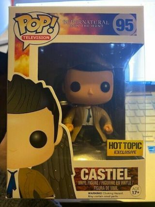 Supernatural Funko Pop Castiel With Wings 95 Exclusive