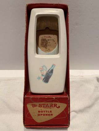 Vintage 1950”s Nos Sprite Boy Coca Cola The Starr Bottle Opener & Cap Catcher