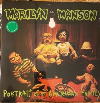 Marilyn Manson Portrait Of An American Family Green Vinyl Import Limited