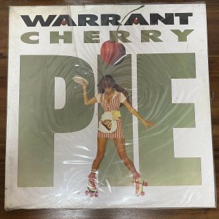Warrant - Cherry Pie Korea Lp Vinyl 1990 With Insert & Poster And