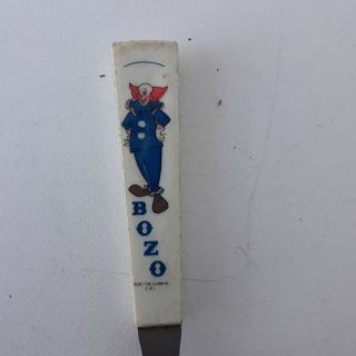 Bozo The Clown Fork White Handle 5.  75 - Inch Long 2