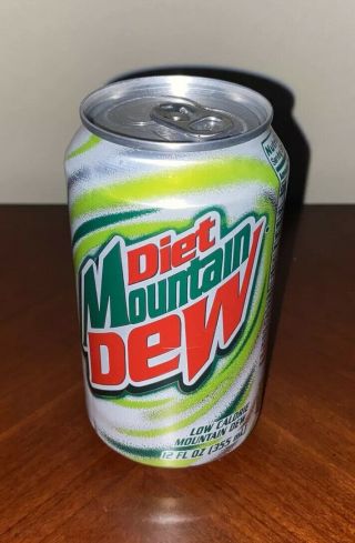 GREEN BAY PACKERS All Time Leaders DIET MOUNTAIN DEW Can Vtg Empty 12 oz.  Can 2