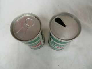 2 VTG MOUNTAIN DEW CANS PULL TOP ONE NEVER OPENED 2