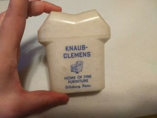 Vintage Knaub - Clemens Furniture Dillsburg PA Advertising Salt & Pepper Shaker 2
