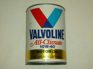 Vintage Valvoline Motor Oil Can One Quart (paper)
