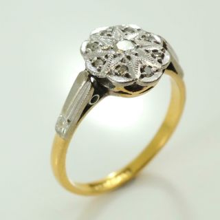 Vintage Art Deco 18 Carat Gold Platinum & Diamond Engagement Ring