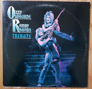 Ozzy Osbourne Randy Rhoads Tribute Live Vinyl 2 Lp Orig 1987 Dmm Masterdisk Vg,