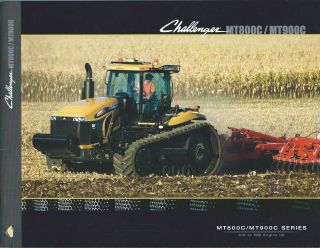 Farm Tractor Brochure - Challenger - Mt800c Mt900c Series - 2011 (f6284)