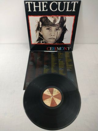 The Cult - Ceremony - 1991 Uk 1st Press Vinyl Lp Bega122 Nm - /nm -