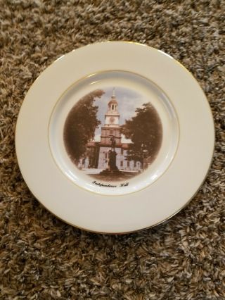 The Bailey Banks And Biddle Co.  Independence Hall Plate - Phila,  Pa 10.  5 "