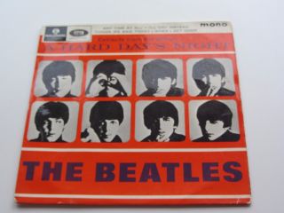 The Beatles 1964 U.  K.  Ep Extracts From A Hard Days Night Volume 2