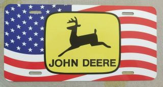John Deere (generation) - American Flag License Plate