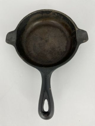 Wagner Ware 1050 Cast Iron Mini Skillet Made In Usa Ashtray Spoon Rest
