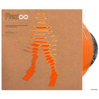 Rez Infinite Soundtrack 2xlp Orange Vinyl Set,  " Area X " 7 " Lp,  Book