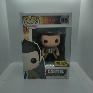 Funko Pop 95 Supernatural Castiel With Wings Hot Topic Exclusive 2014