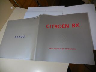 Citroen Bx Japanese Brochure 1992/10 Xbdf Xbbd Xbdk Xbdkw Xbdfs Eunos 28pp
