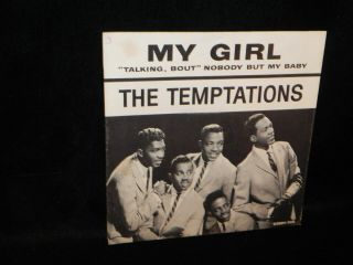 The Temptations My Girl Gordy Records 7038 Picture Sleeve