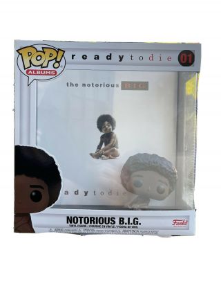 Funko Pop Albums: Notorious B.  I.  G.  Ready To Die Hard Shell Case 01 Rap Hip - Hop