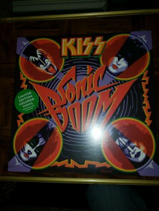 Kiss Sonic Boom Green Colored Vinyl Record