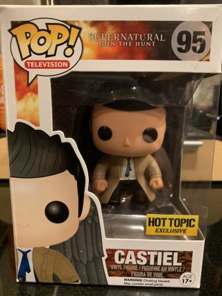 Funko Pop Television 95 Supernatural Castiel With Wings Exclusive Figure
