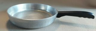 Early Club Aluminum Hammered Cast 8 " Skillet/ Frypan.  Heavy Acrylic Handle