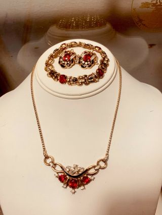 Crown Trifari Moghul Necklace Jewels Of India Gold Over Sterling Alfred Philippe
