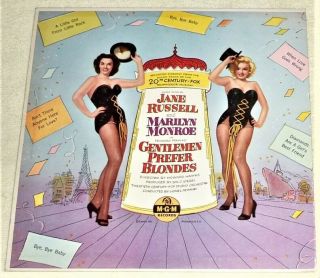 10 " Vinyl Record / Marilyn Monroe & Jane Russell In Gentleman Prefer Blondes