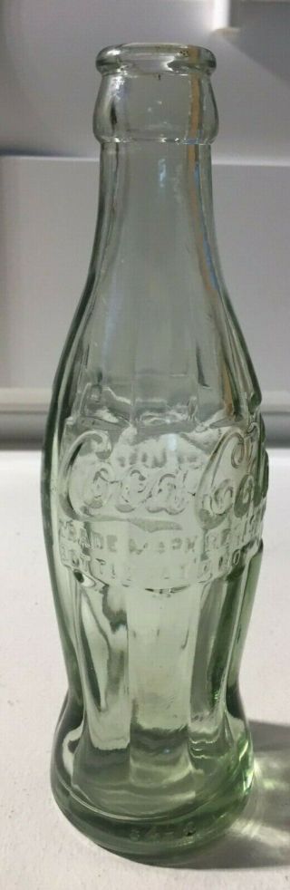 Coca Cola Bottle Nov.  16 1915 Smokey Green Rare Vernon California (los Angeles)
