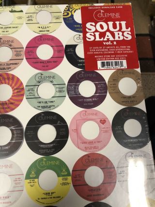 Colemine Soul Slabs Vol.  2 3 Lp Numbered Rsd Red Colored Vinyl