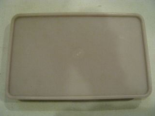 Vintage Tupperware 1292 - 7 Bacon Hot Dog Cold Cut Lunch Meat Keeper Food Storage