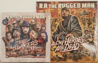 Ra The Rugged Man - All My Heroes Are Dead (ghostly Vinyl) & Slayers Club Saw.