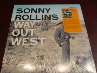 Sonny Rollins Way Out West 1988 Phil De Lancie Remastered Unique Yellow Sticker