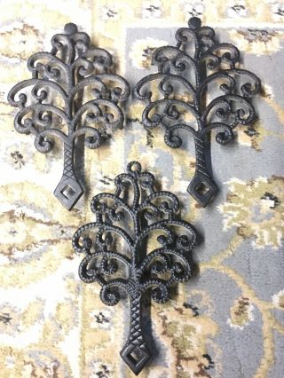 3 Cast Iron Trivets Tree Of Life 244 4 Or 9 - 7