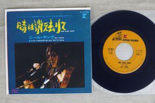 Neil Young Time Fades Away Warner Pioneer Japan P - 1275r Japan Vinyl 7