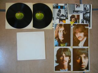The Beatles - White Album Swbo 101 Apple / 1968 4 Photos & Poster 1369317
