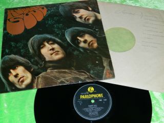 The Beatles : Rubber Soul - 1965 2nd Press - 4 Uk Y/b Mono Lp Vg/ex 20d