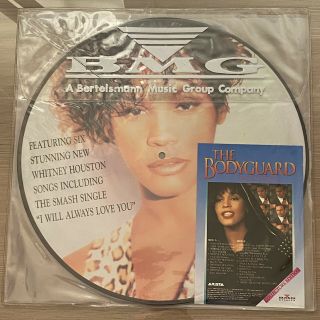 Whitney Houston - The Bodyguard Soundtrack Korea Picture Disc Lp Vinyl 1992