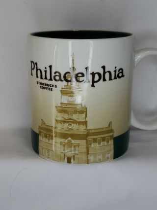 2009 Starbucks Philadelphia Coffee Mug Collector Series 16oz