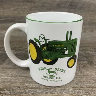 John Deere Coffee Cup Mug Picture Model (a) Tractor Moline Illinois