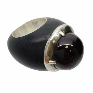 Patricia Von Musulin Black Oversized Gemstone Ring