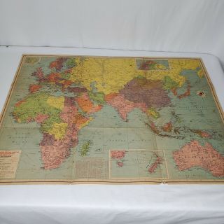 Phillips 66 Motor Oil War Map Of The World 40s Advertisement 3