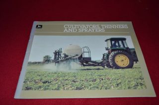 John Deere Cultivators Thinners & Sprayers For 1985 Dealer 