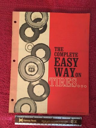 1965 Phillips 66 Petroleum Oil Gas Station Tire Sales Kit Material Handbook Book