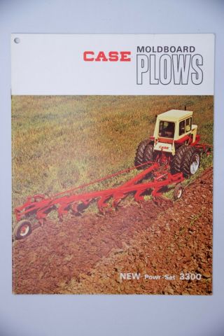 Case Moldboard Plow Brochure Ag Farming International Harvester 3300 Jra 4000
