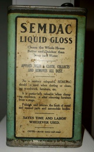 STANDARD Oil Company (Indiana) Liquid Gloss Quart Can 3