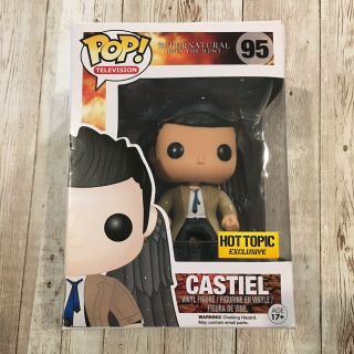 Funko Pop Castiel Figure With Angel Wings 95 Supernatural Hot Topic